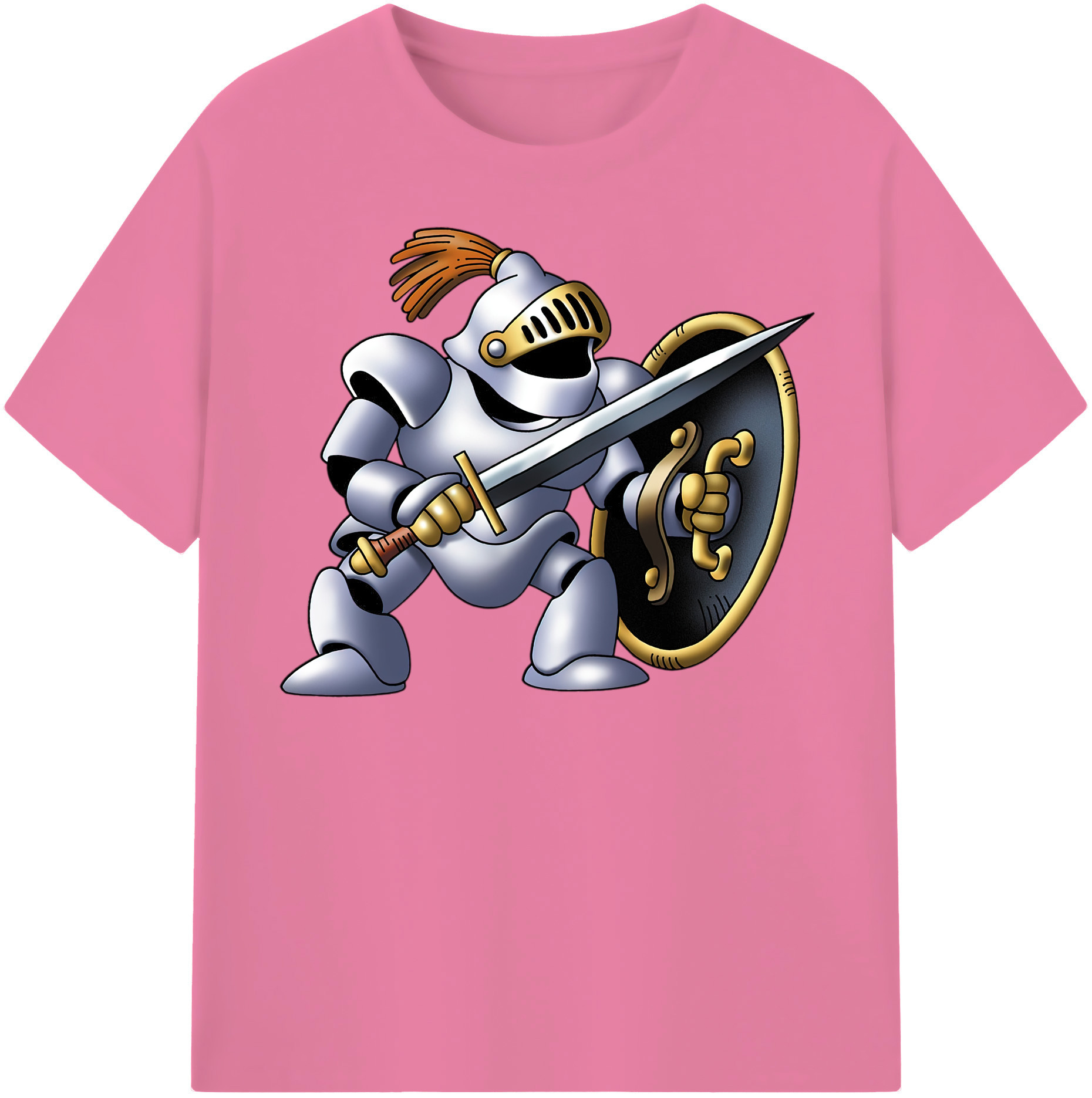 （画像用） ドラゴンクエスト Doragon Kuesuto Dragon Quest 綿100％半袖Tシャツ（フロントプリント）